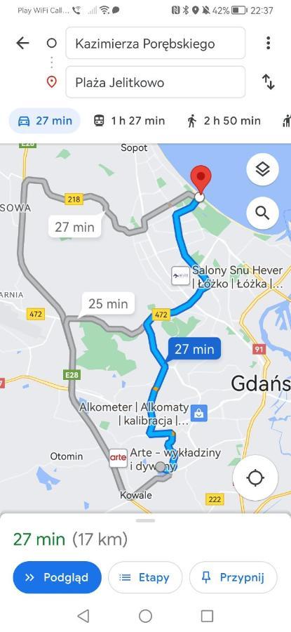 Przytulna Kawalerka Z Ogrodem Apartment Gdansk Luaran gambar